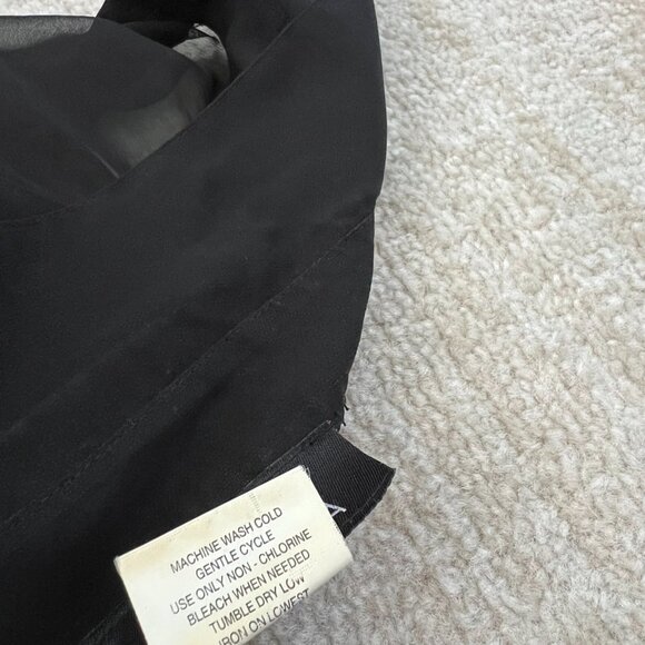 3 for $6 Elegancia Sheer Long Sleeve Summer Black Blouse Top S - Picture 10 of 10